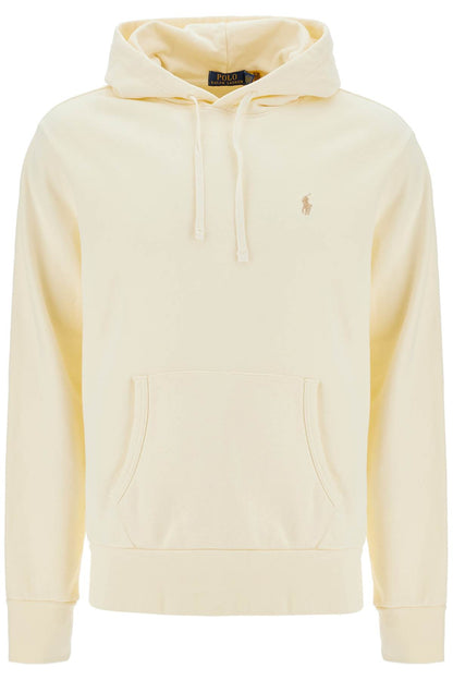 Hooded Sweatshirt With Embroidered Pony  - Neutro