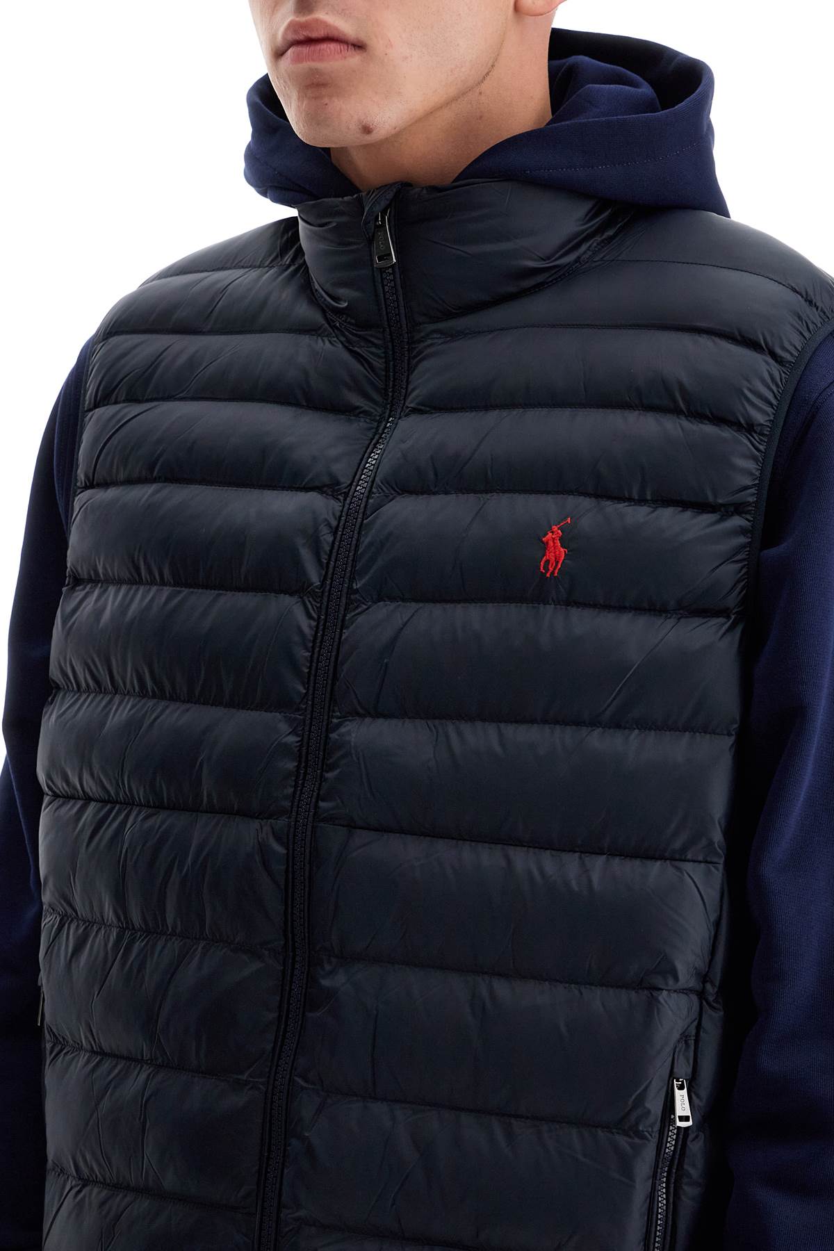 Foldable Padded Vest  - Blu