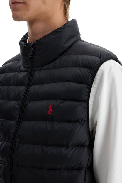 Foldable Padded Vest  - Black