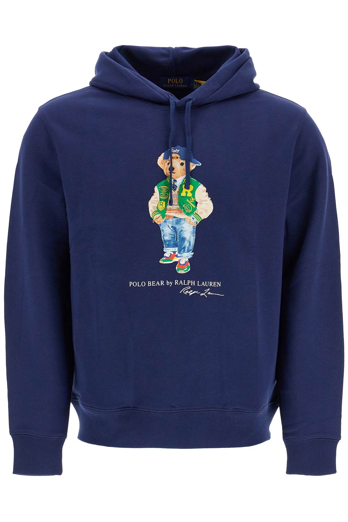 Polo Bear Hooded Sweatshirt  - Blue