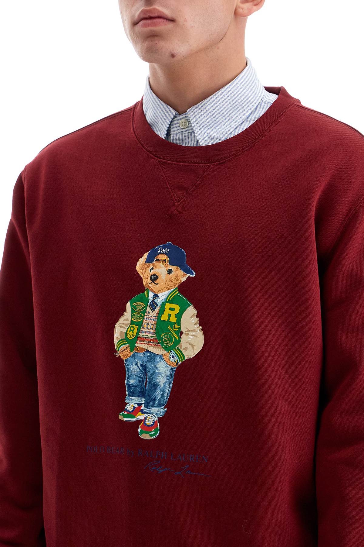 Polo Bear Crewneck Sweat  - Red