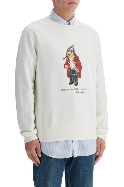 Polo Bear Crewneck Sweat  - White