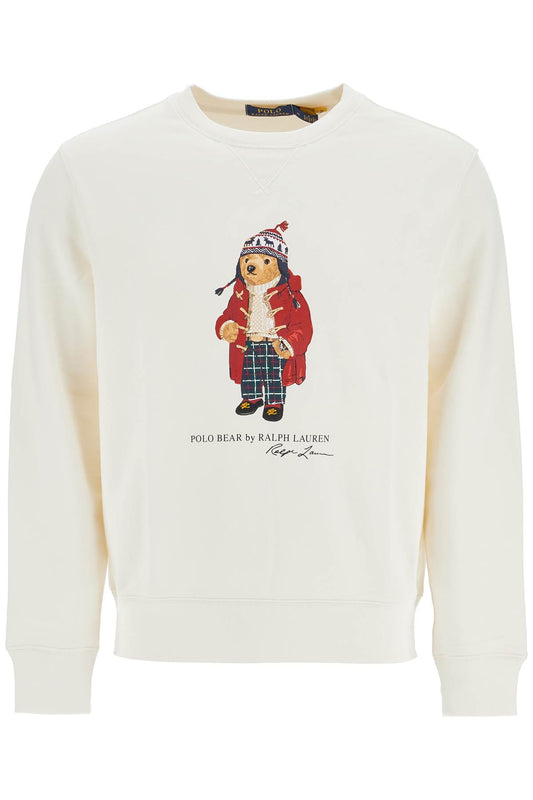 Polo Bear Crewneck Sweat  - White