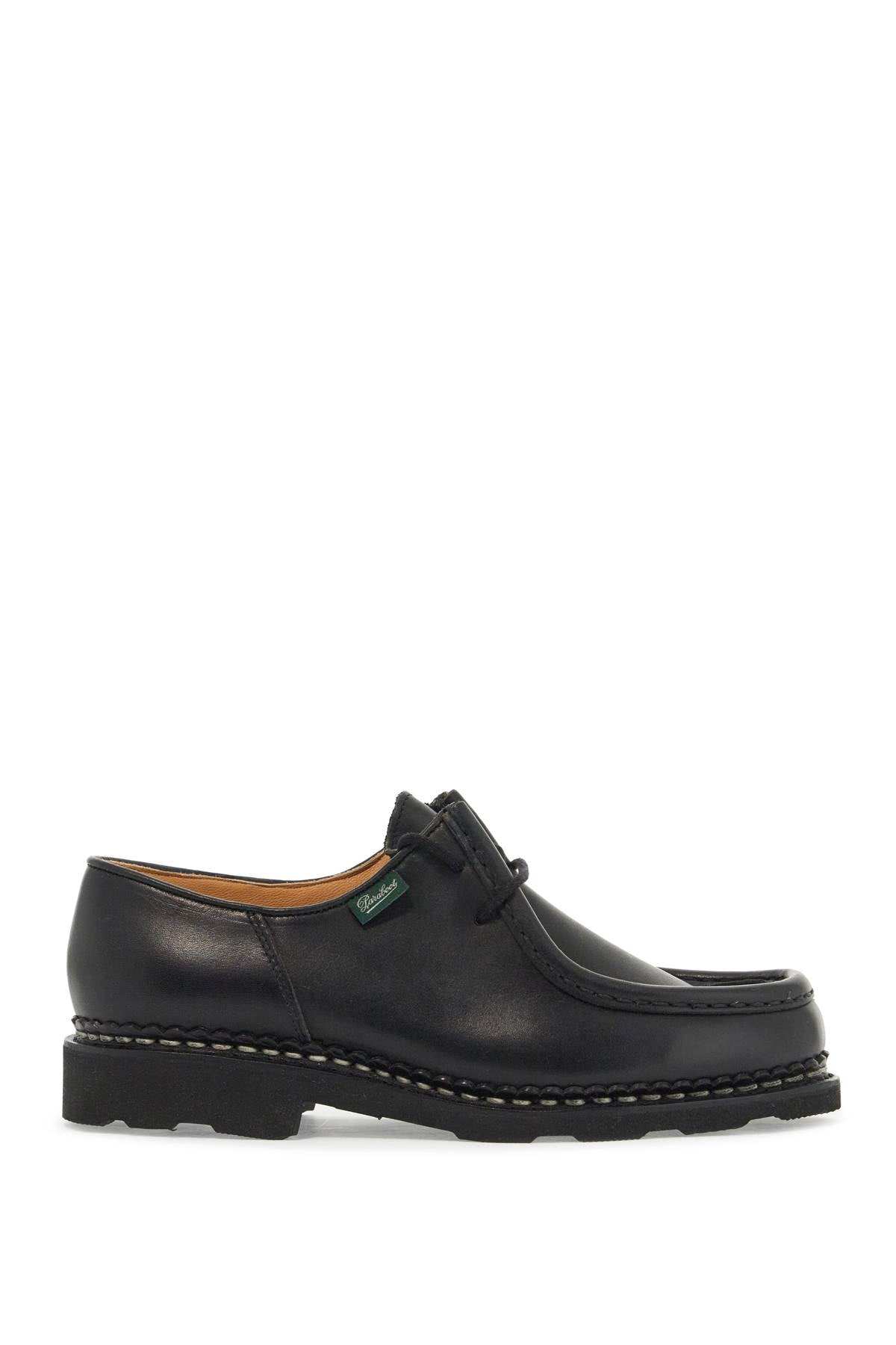 "leather Michael Derby Shoe  - Black