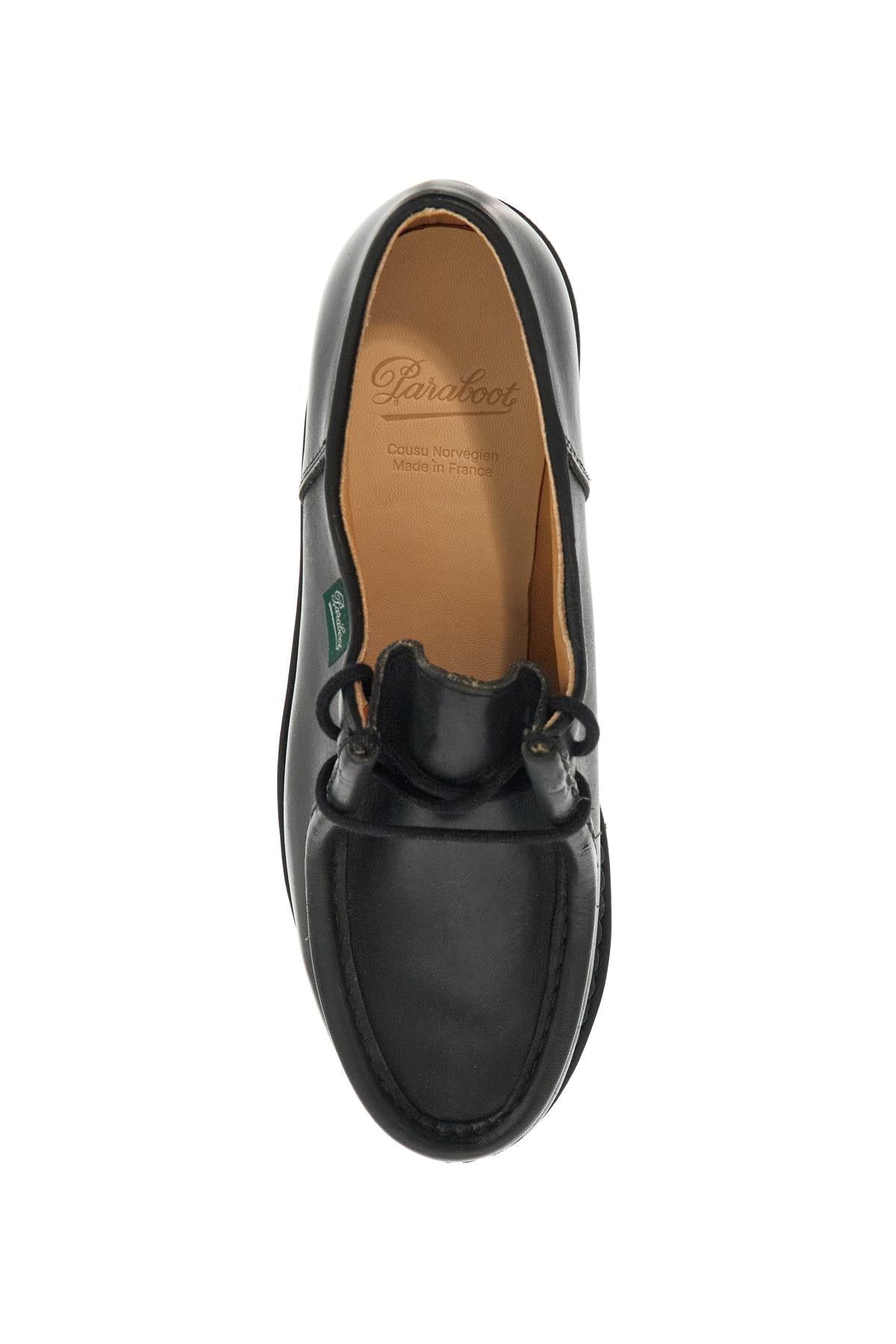 "leather Michael Derby Shoe  - Black