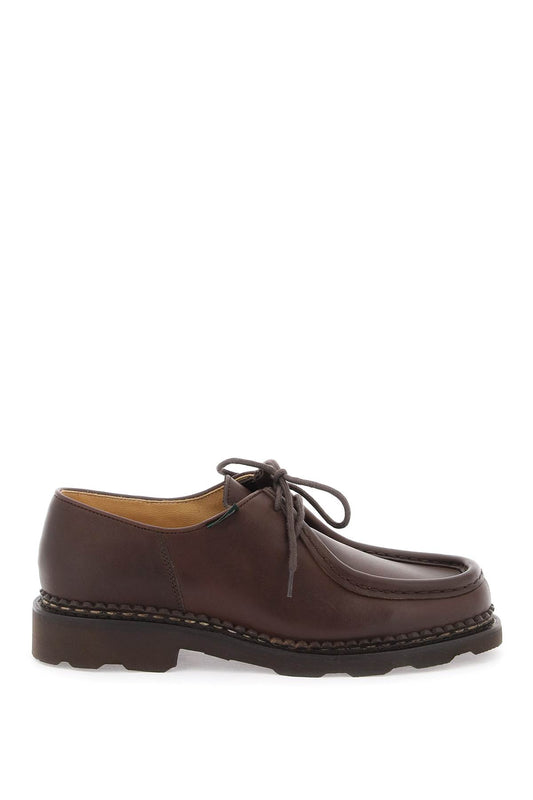 Michael Leather Derby Shoes  - Brown