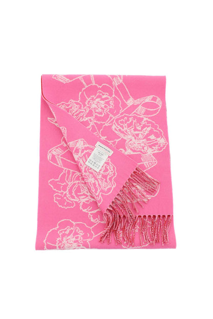 Wool Reversibile Scarf  - Rosa