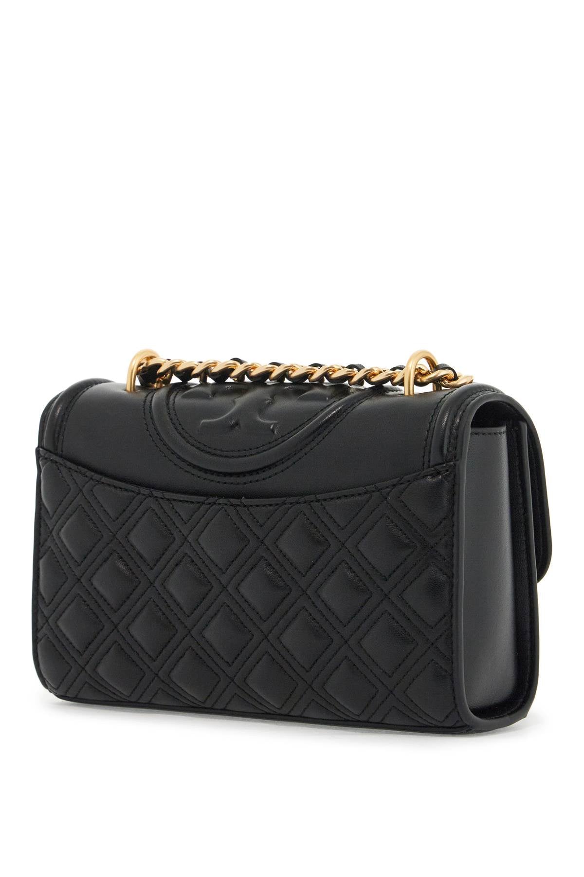 Small Fleming Shoulder Bag  - Black