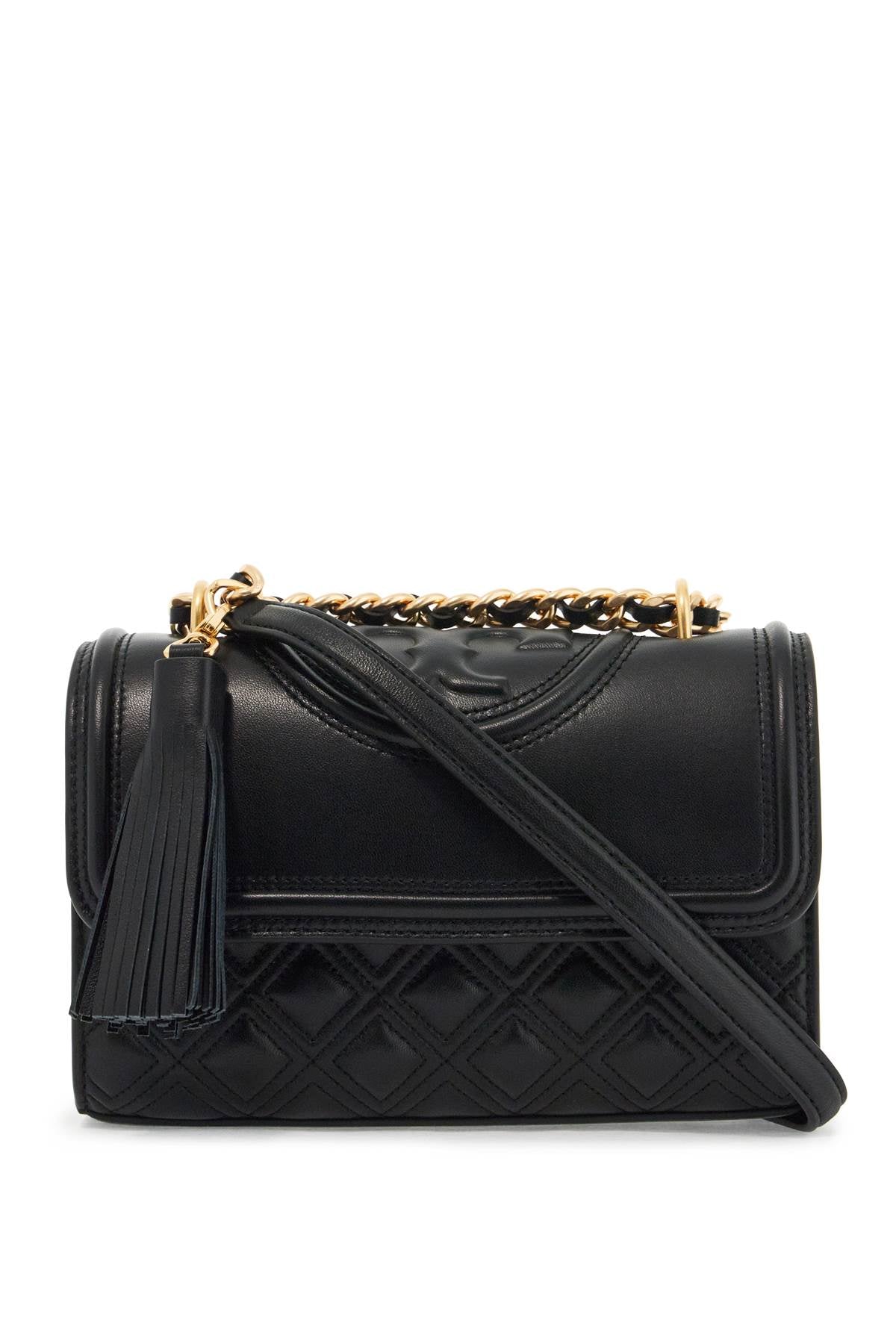 Small Fleming Shoulder Bag  - Black