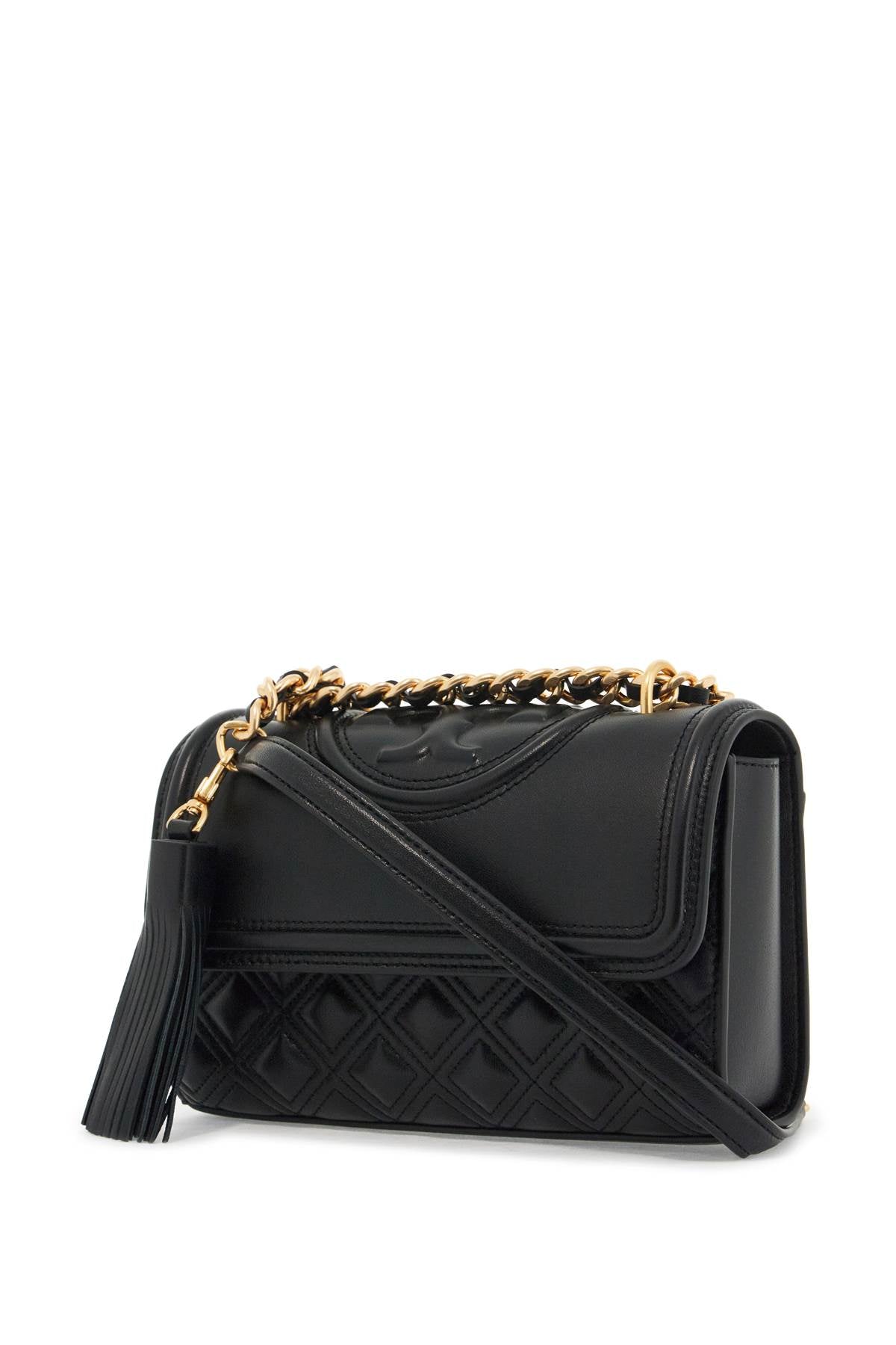 Small Fleming Shoulder Bag  - Black