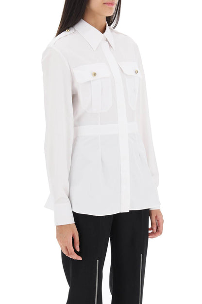 Poplin Shirt  - White