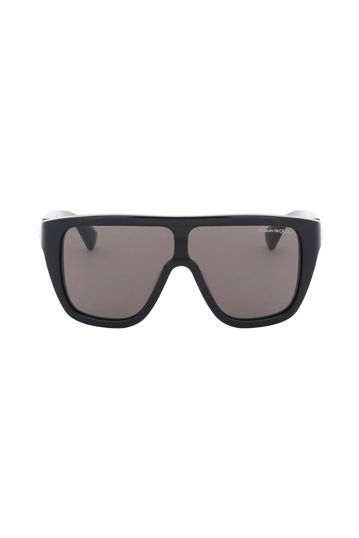 Floating Skull Mask Sunglasses  - Black