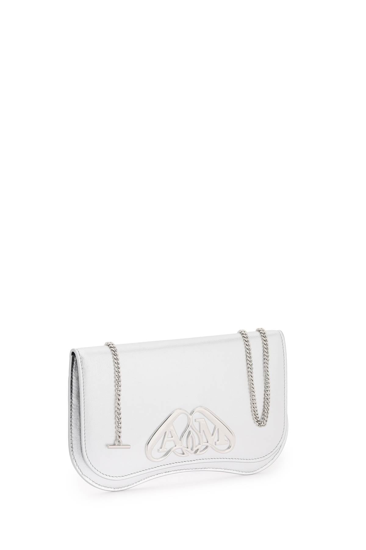 Seal Crossbody Pouch  - Silver