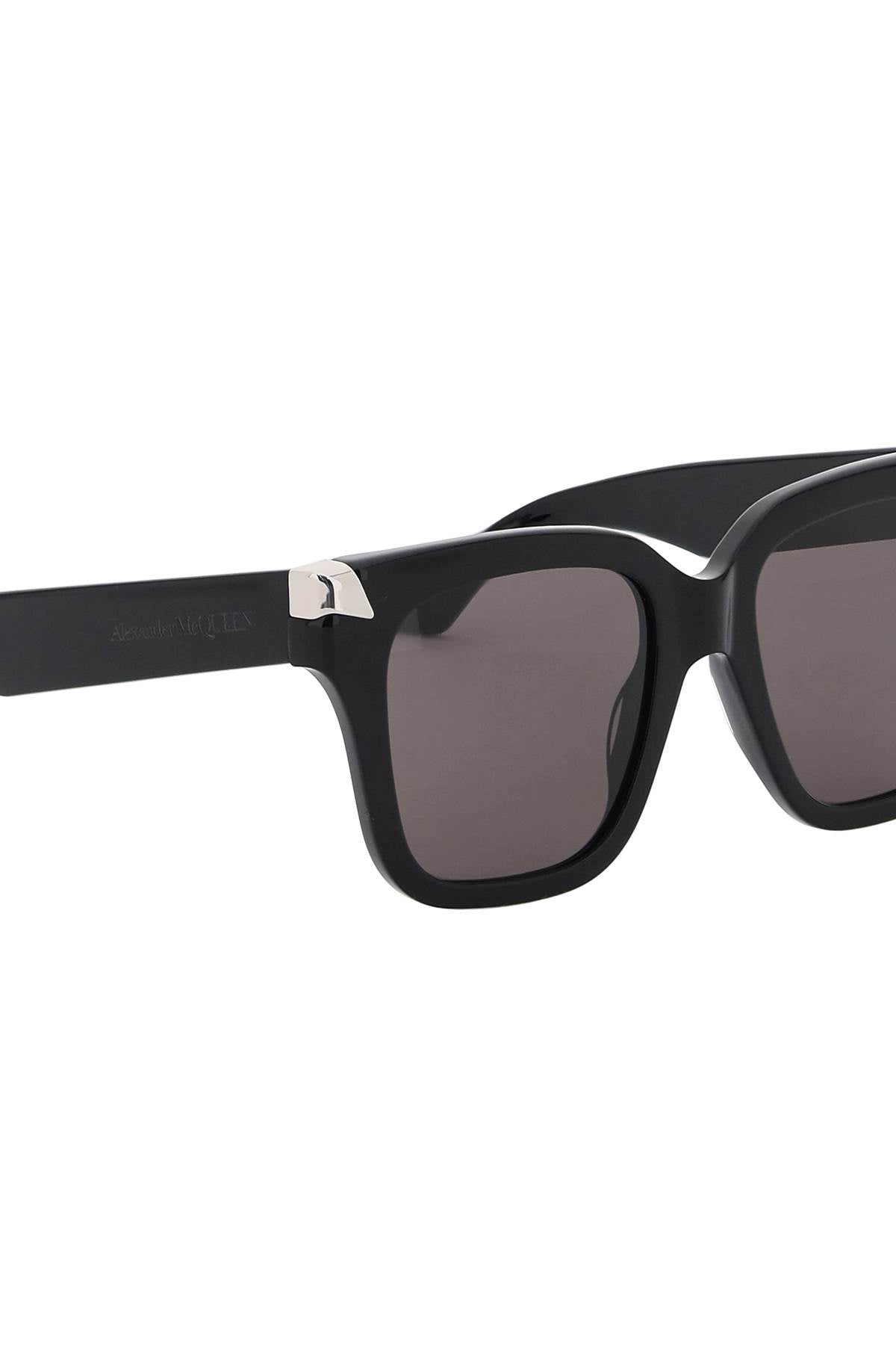 "punk Oversized Sunglasses"  - Black