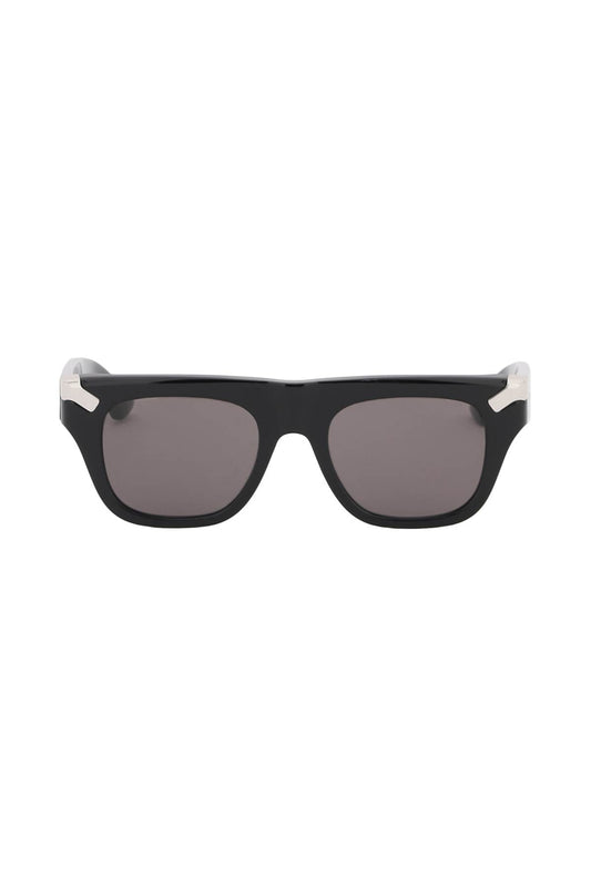 Punk Rivet Mask Sunglasses  - Black