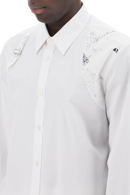 Printed Harness Shirt  - White