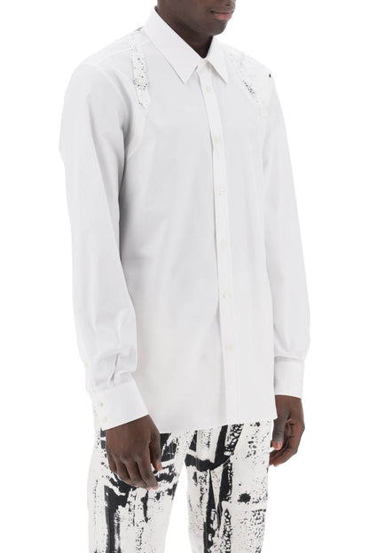 Printed Harness Shirt  - White