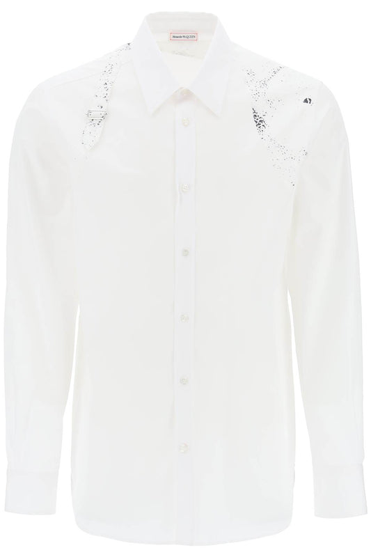 Printed Harness Shirt  - White