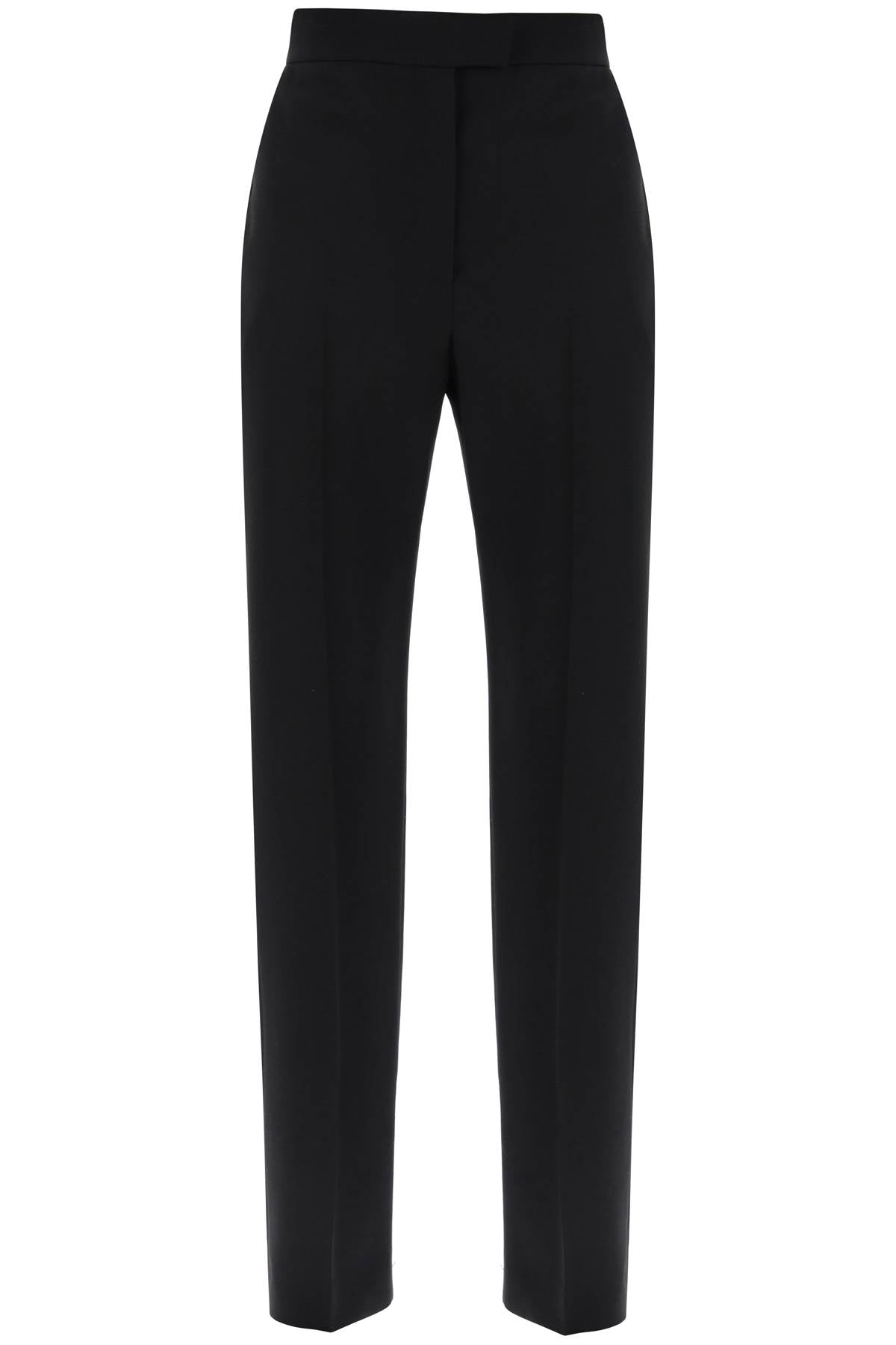 Tailored Cigarette Pants  - Black