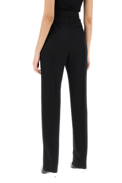 Tailored Cigarette Pants  - Black