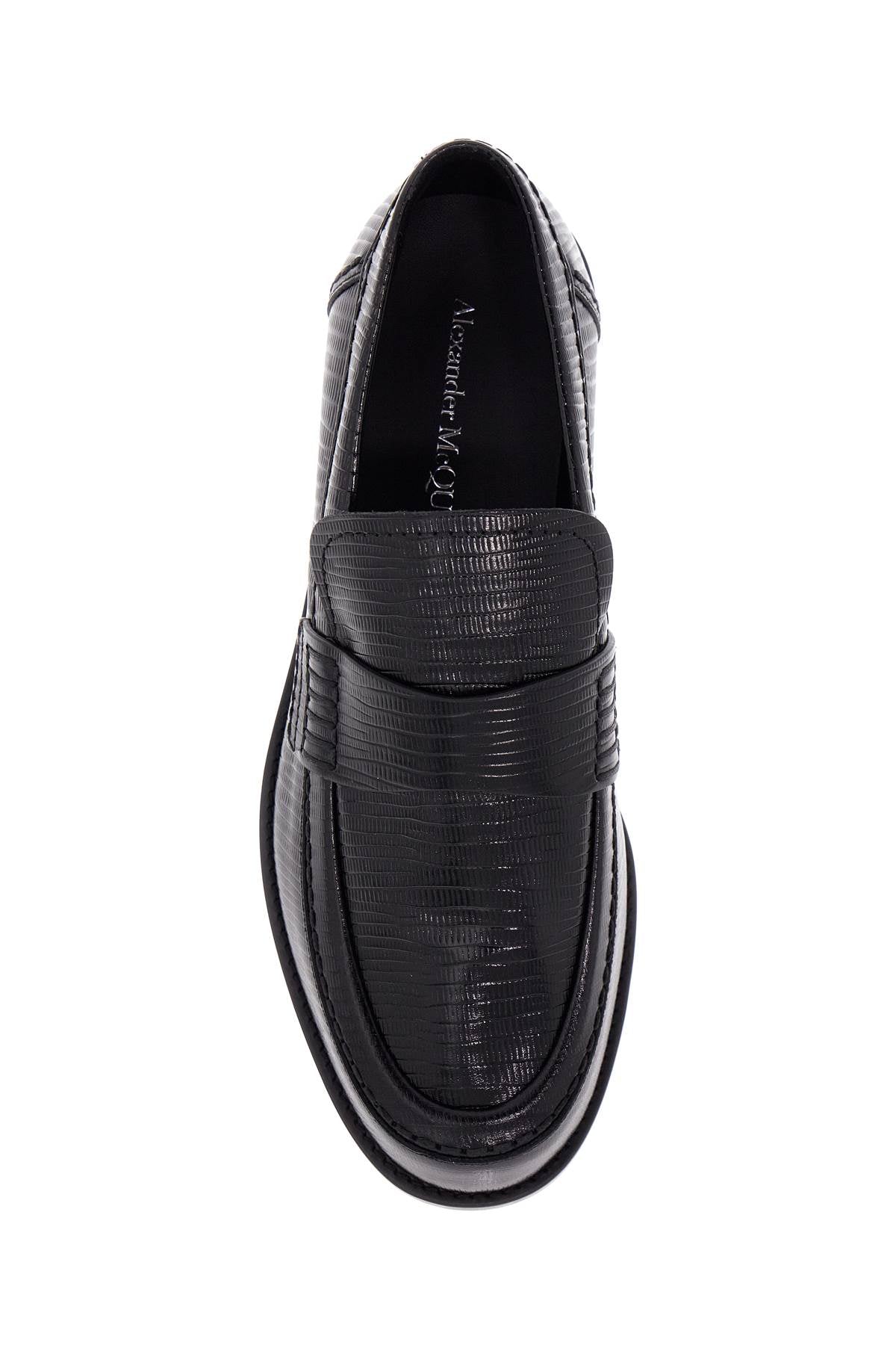 Leather Jupiter Loafers For  - Black