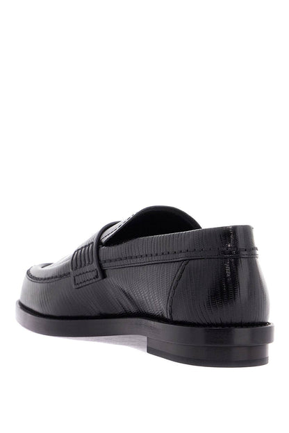 Leather Jupiter Loafers For  - Black