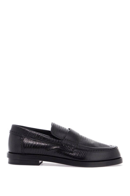 Leather Jupiter Loafers For  - Black