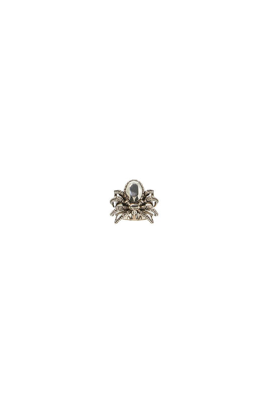 Antique Silver Spider Ring In  - Silver