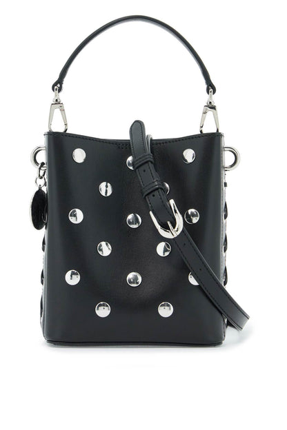 Mini Bucket Bag Frayme With Studs  - Black