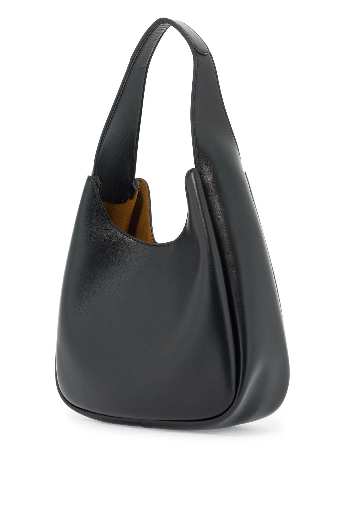 Soft Hobo Tote Bag With Logo Branding  - Black