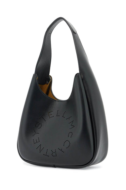 Soft Hobo Tote Bag With Logo Branding  - Black