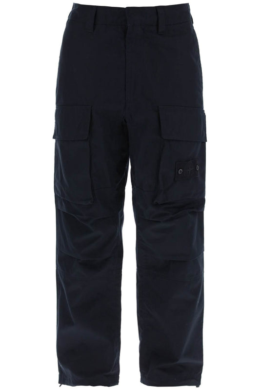 Organic Cotton Ghost Piece Cargo Pants.  - Blu