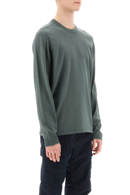 Raw Cotton Sweater  - Verde