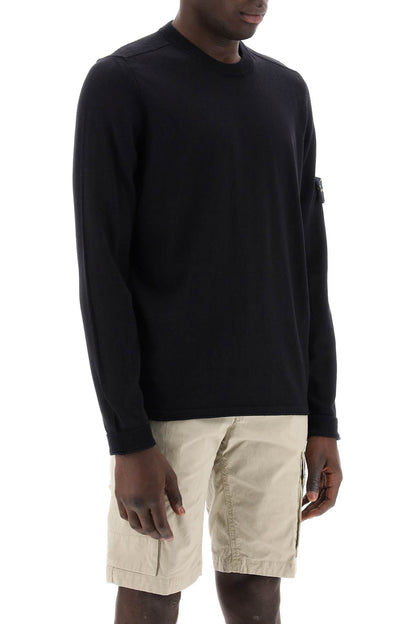 Raw Cotton Sweater  - Blu