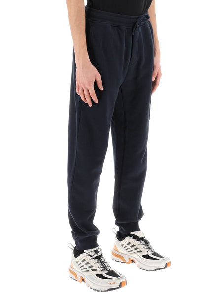 Tapered Sweatpants With Leg Pocket  - Blu