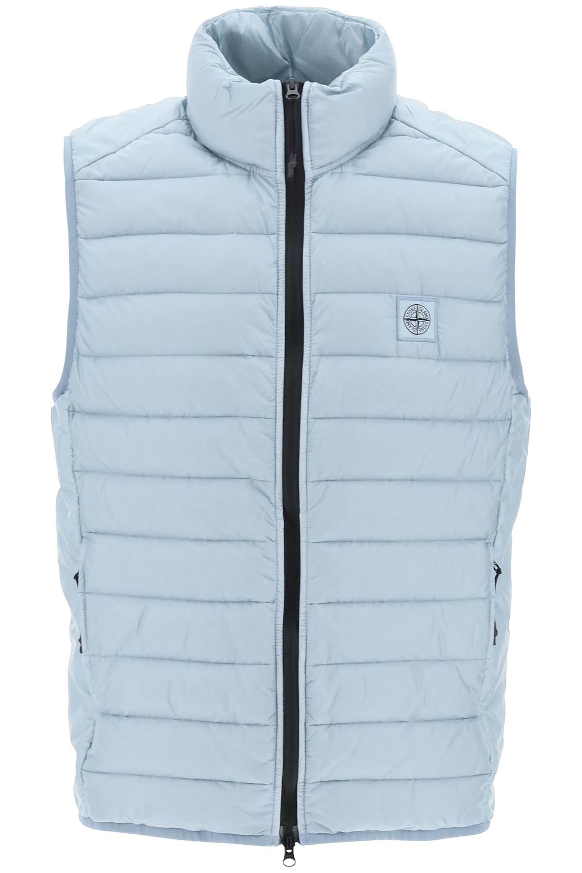 Lightweight Puffer Vest In R-nylon Down-tc  - Light Blue