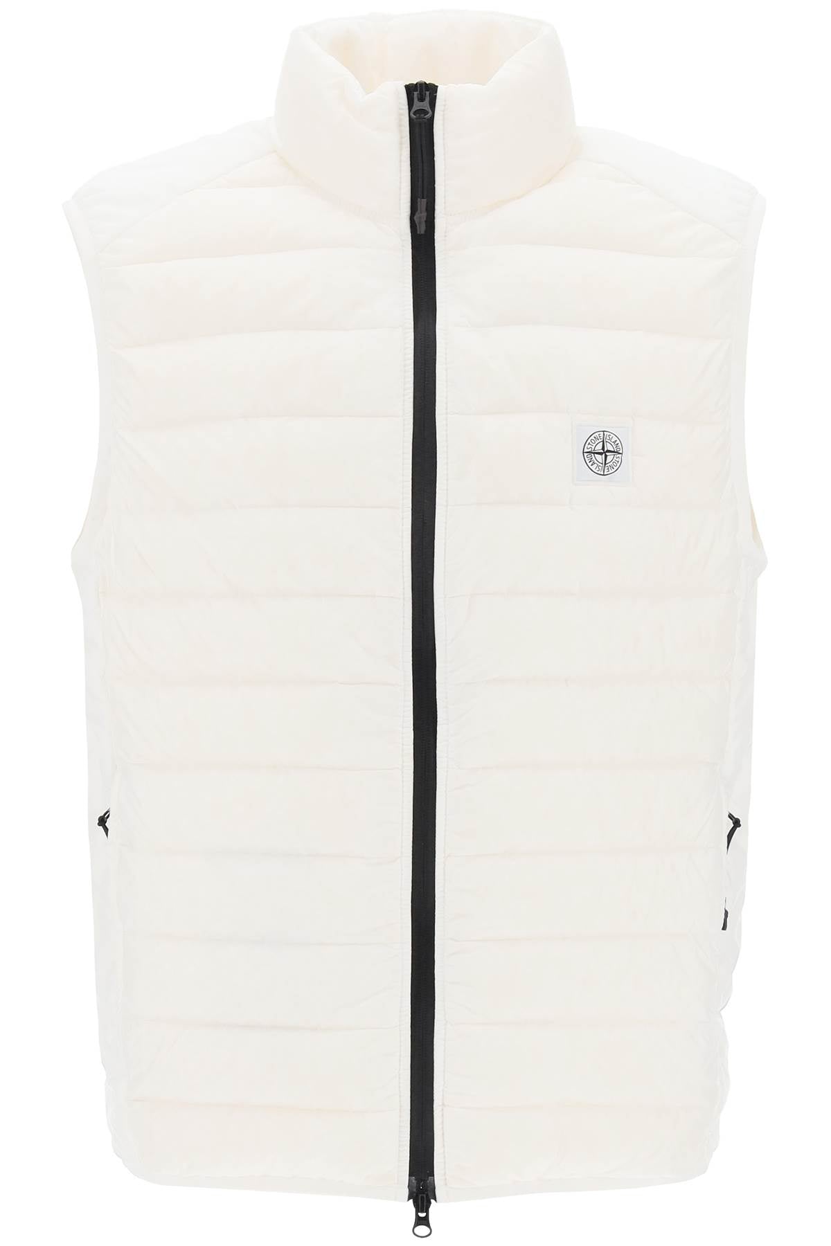 Lightweight Puffer Vest In R-nylon Down-tc  - White