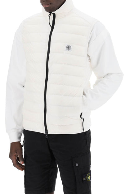 Lightweight Puffer Vest In R-nylon Down-tc  - White