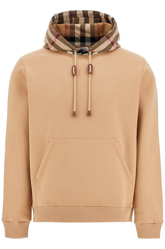 Samuel Tartan Hoodie With Hood  - Beige