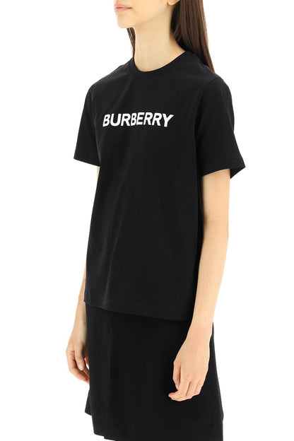 T-shirt With Logo Print  - Black