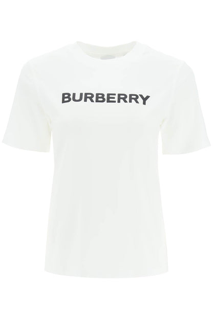 T-shirt With Logo Print  - White