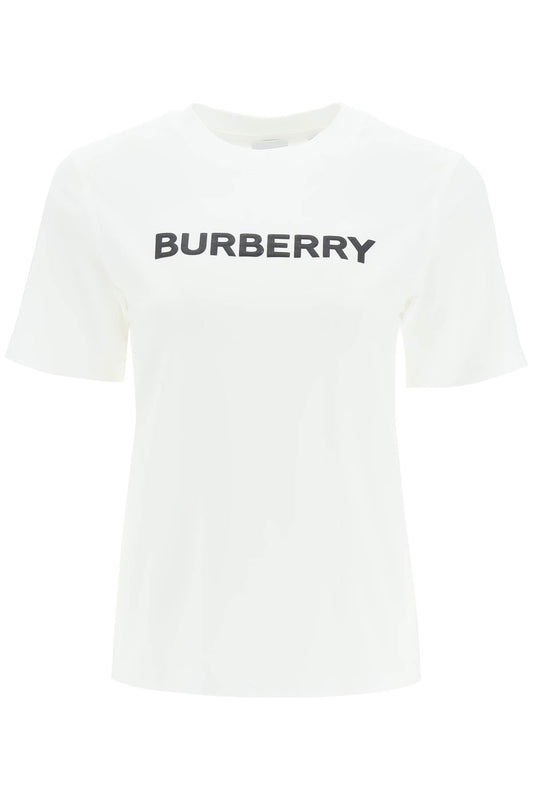 T-shirt With Logo Print  - White