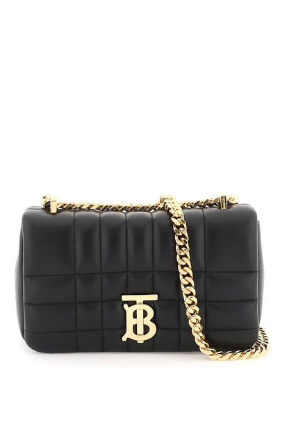 Quilted Leather Lola Mini Bag  - Black