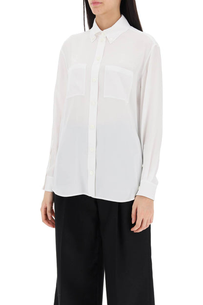 Ivanna Shirt With Ekd Pattern  - White