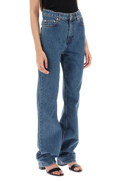 'bergen' Loose Jeans With Straight Cut  - Blue