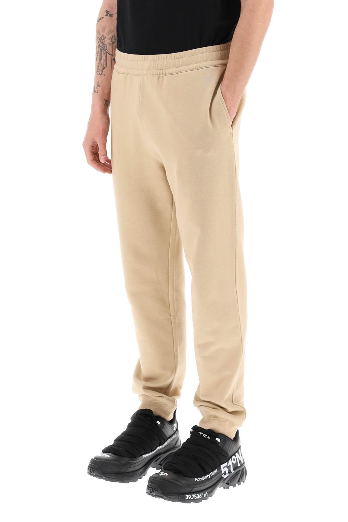 Cotton Sweatpants With Prorsum Label  - Beige