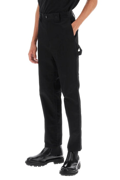 'denton' Cotton Cargo Pants  - Black