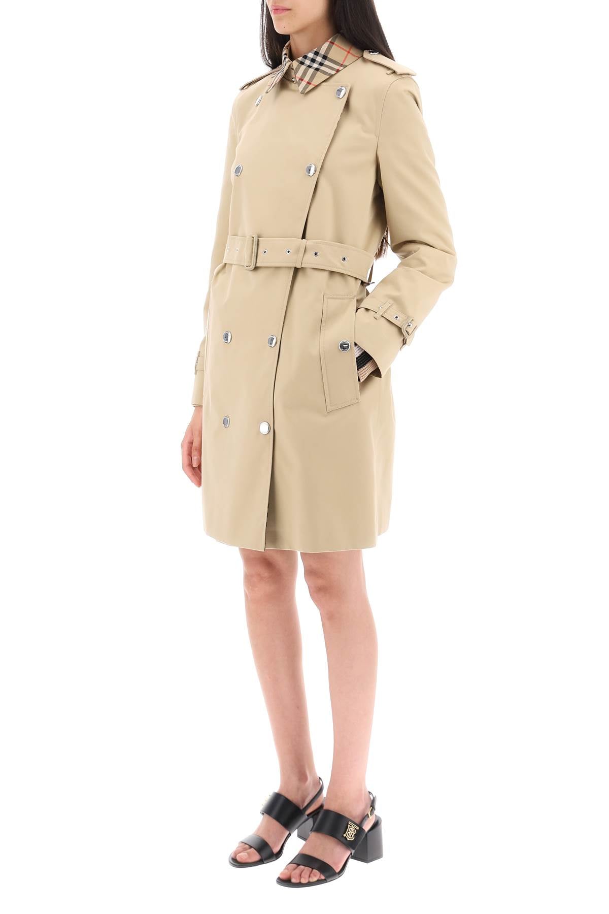 Montrose Double-breasted Trench Coat  - Beige