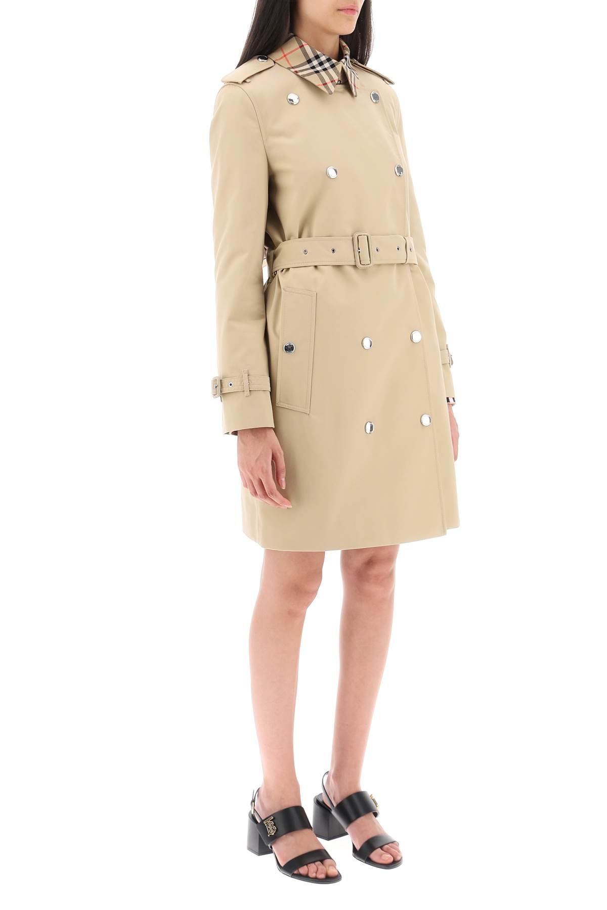 Montrose Double-breasted Trench Coat  - Beige