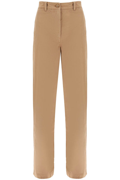 'branley' Straight Leg Pants  - Beige